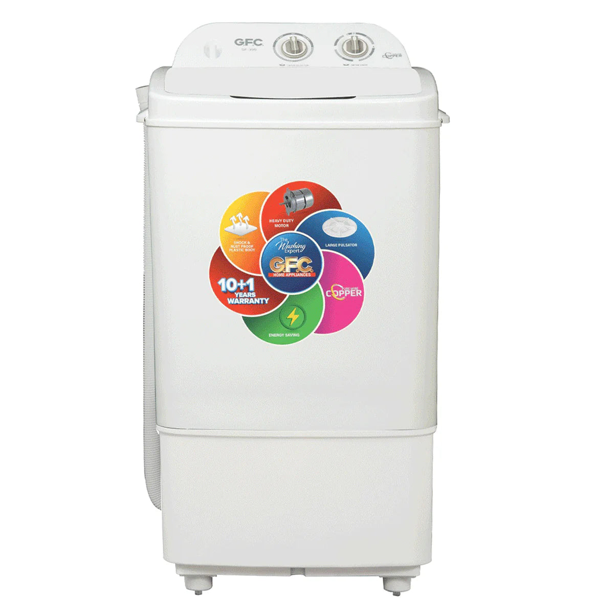 GFC GF-910 Washing Machine - 10KG GFC GF-910 Washing Machine - 10KG